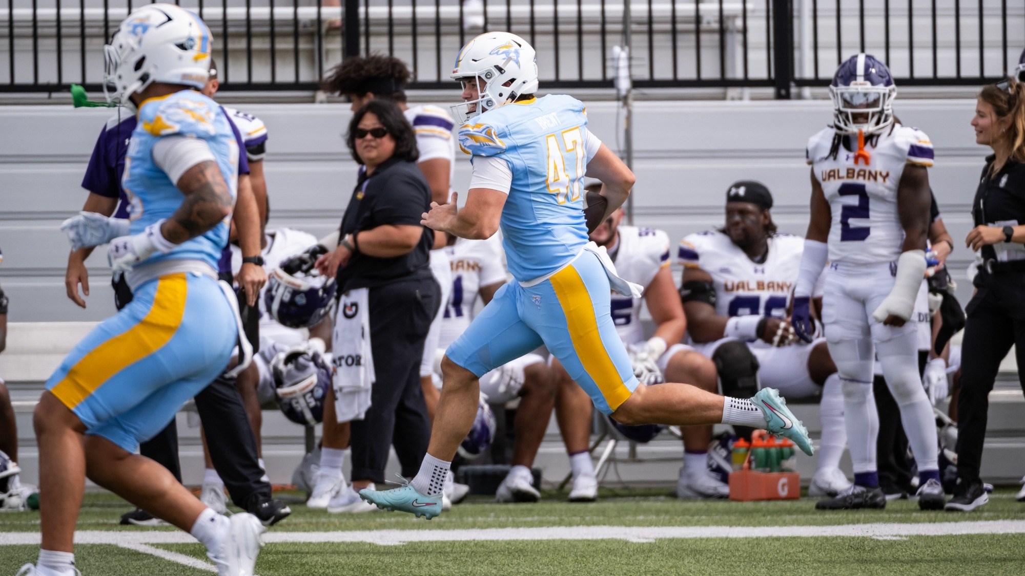 LIU football: Sharks Drop Home Opener to UAlbany