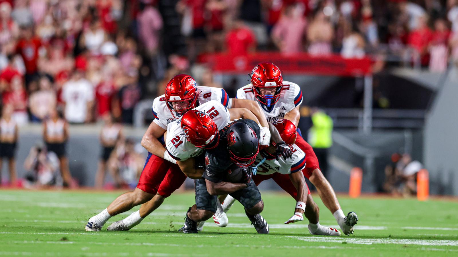 Richmond football: Spiders Outmatched by Wolfpack Friday Night