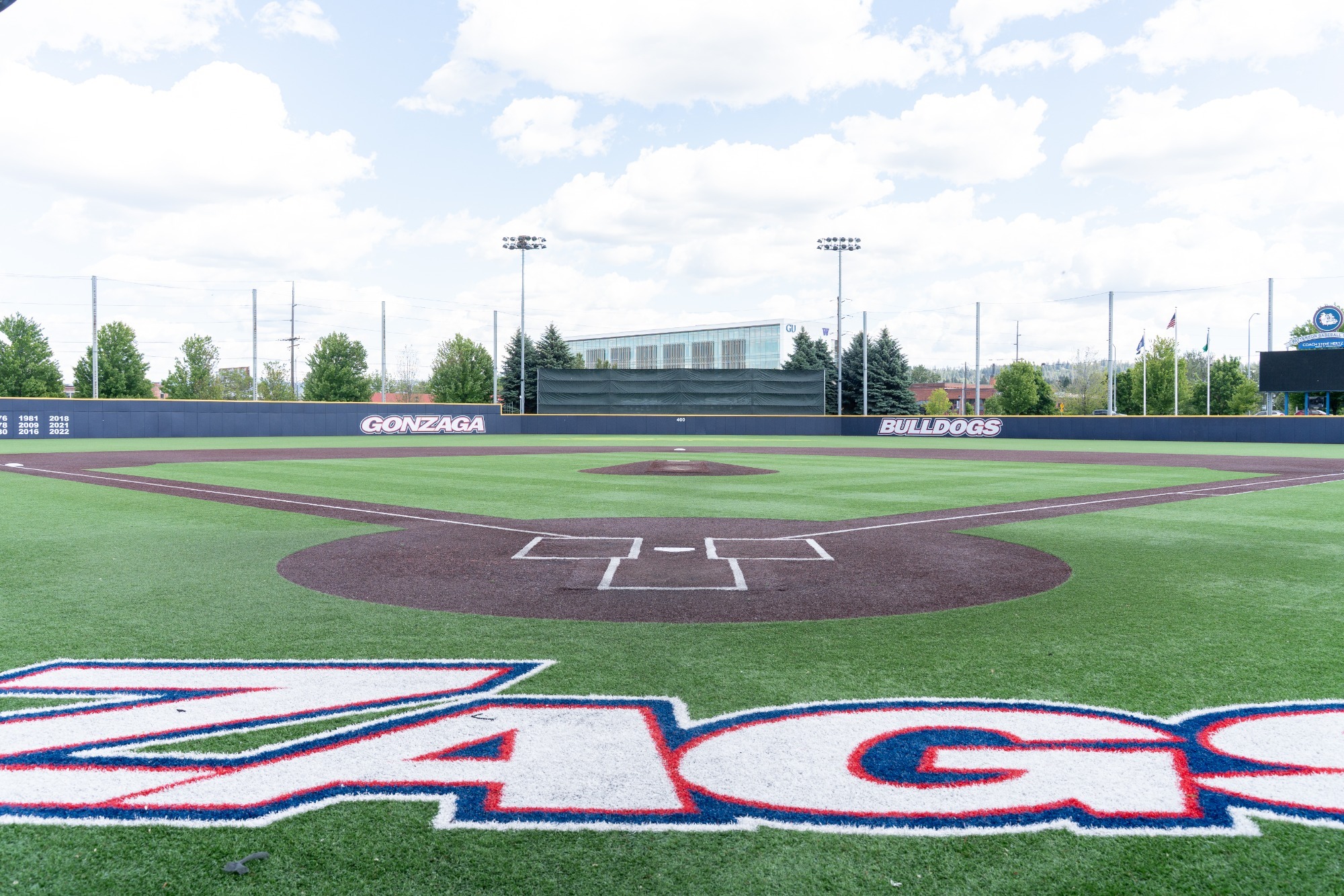 Patterson Baseball Complex and Coach Steve Hertz Field at Gonzaga University.