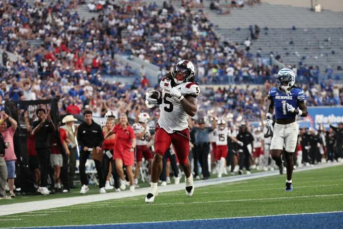 September 5, 2026: Arkansas State Red Wolves vs. Memphis Tigers at the Liberty Bowl in Memphis, Tenn. ©Carla Wehmeyer
