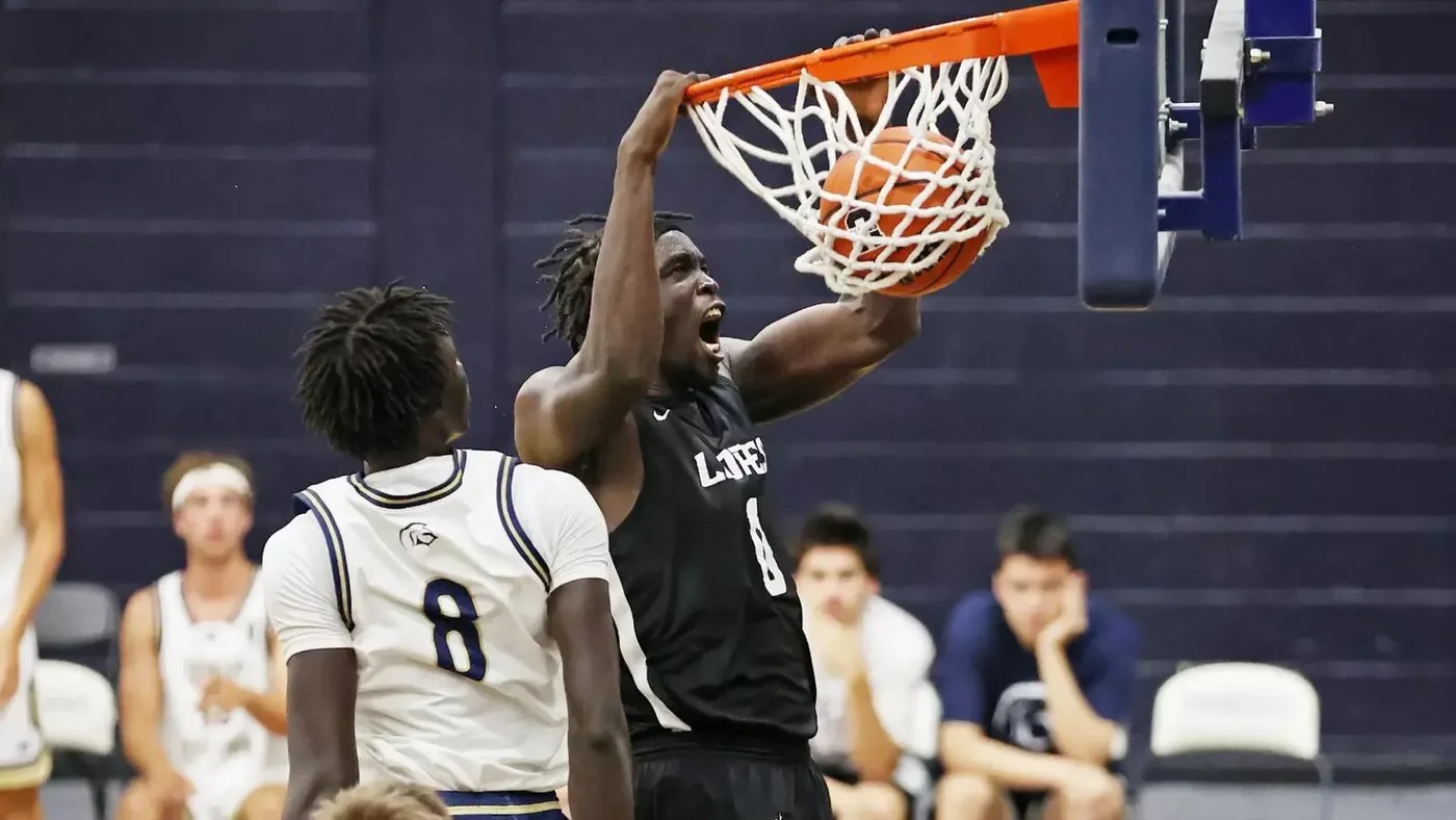Vancouver, BC August 5, 2026: The lopes win 107-78 against Trinity Western University in Langley Township, British Columbia. David Kadlubowski/GCU