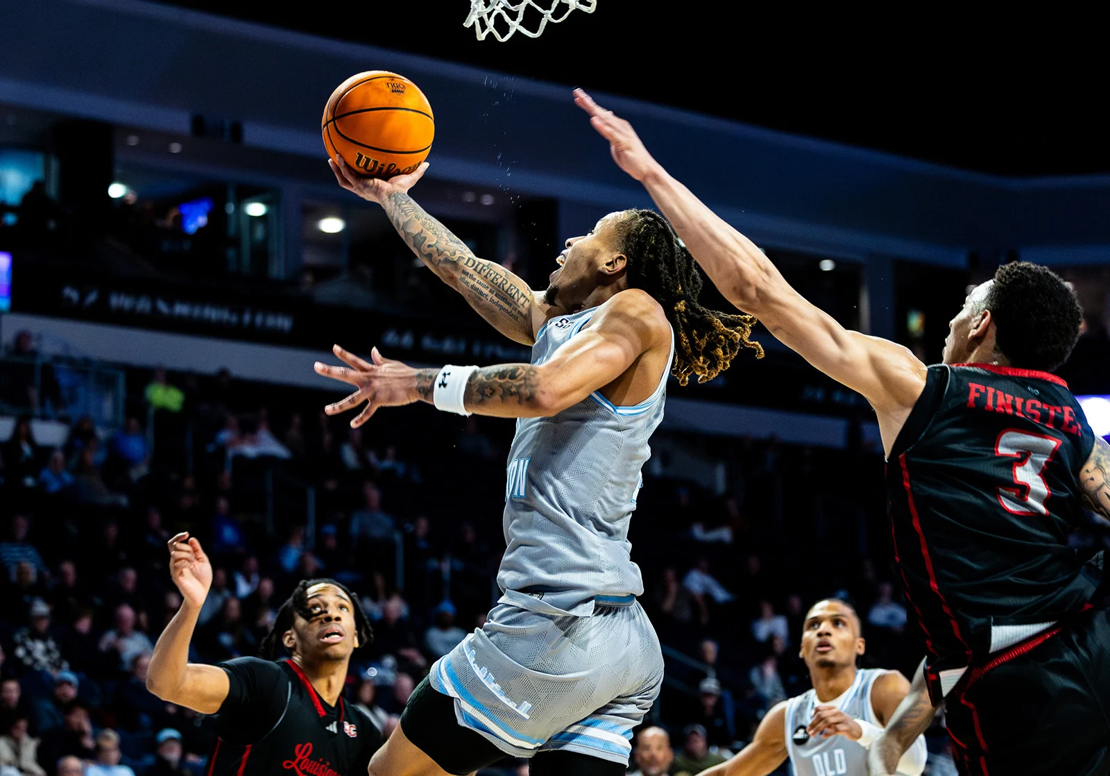 Men's Basketball Closes Out Home Slate With 83-72 Win Over Louisiana