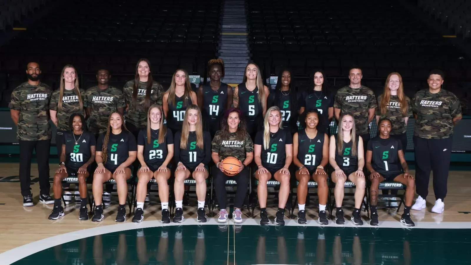 Stetson women's basketball team photograph from the 2025-26 official roster