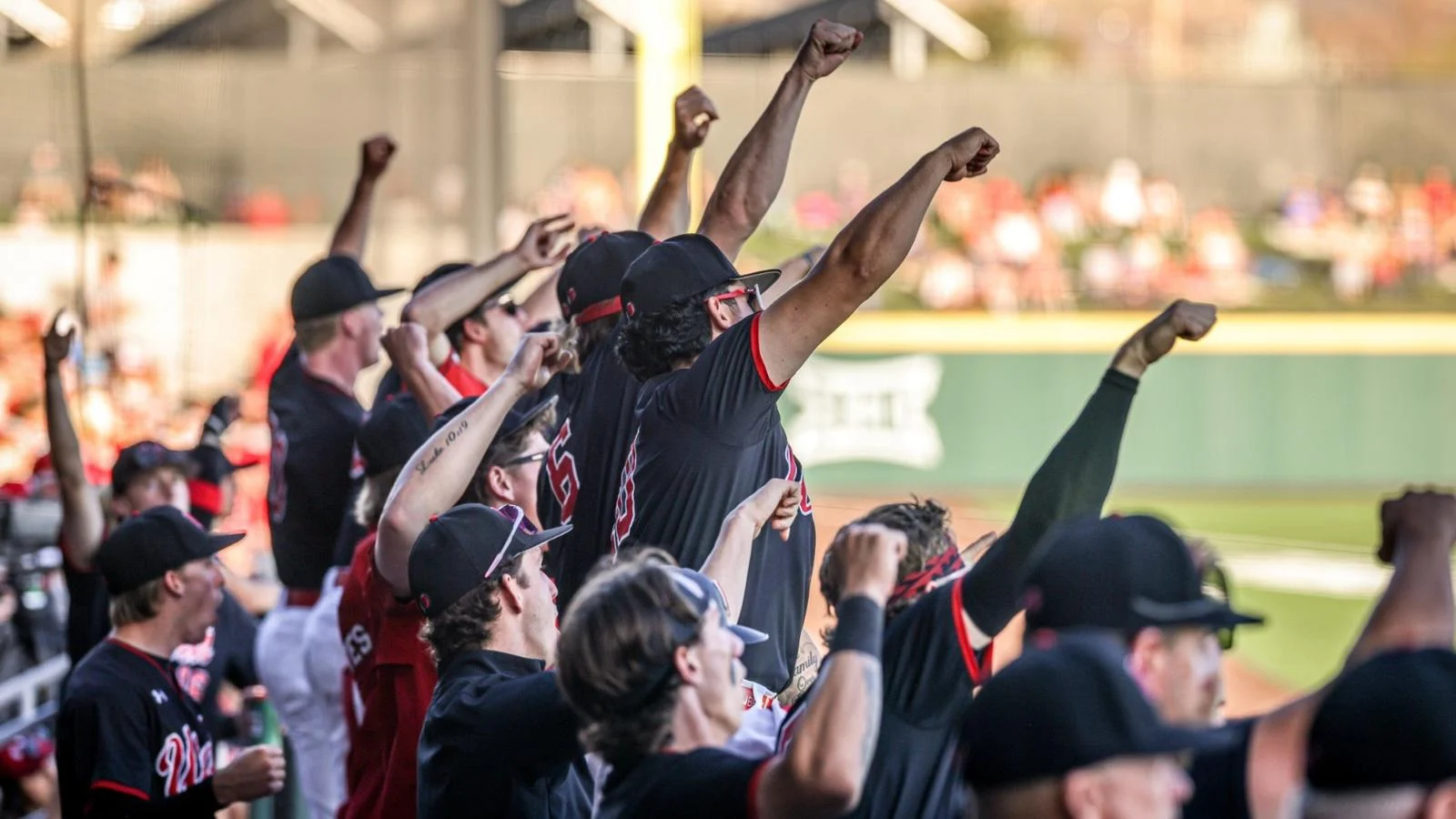 Dugout Celebration - vs. BYU 2026