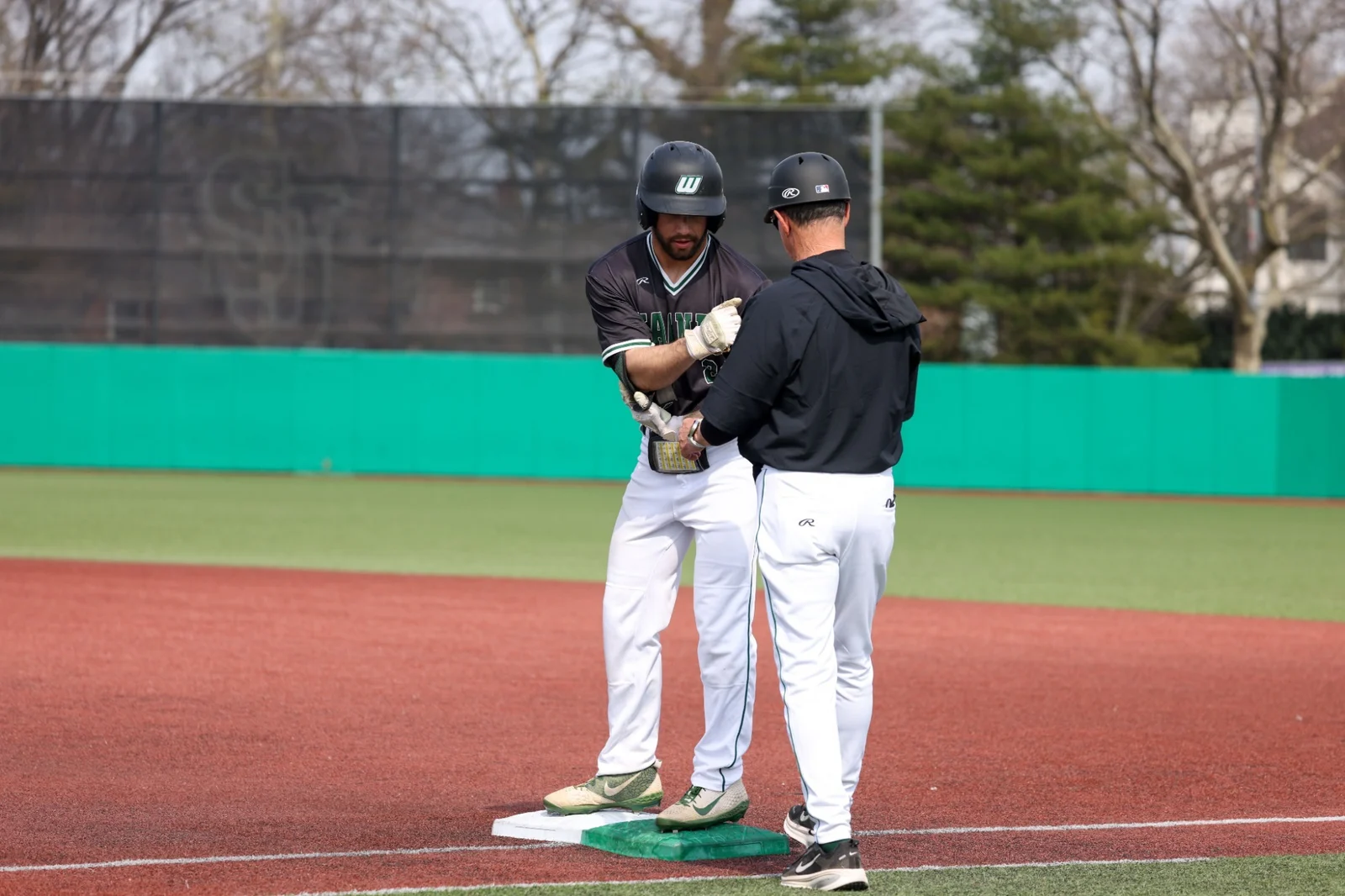 Lukas Torres celebrates his 200th career hit at St. John's
